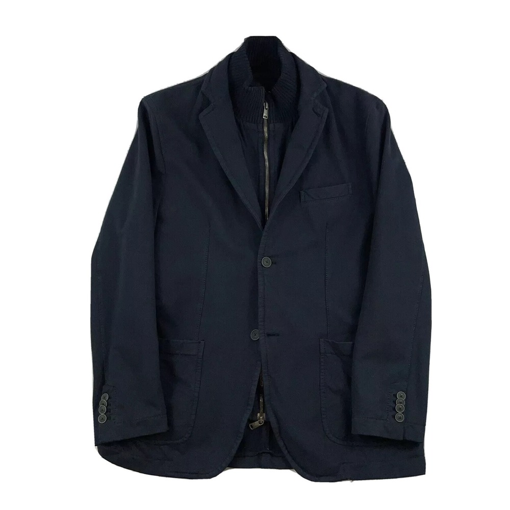 Circolo 1901 Blue Full Zip Stretch Cotton Size Mens EU 54 Excellent
